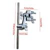 Double Drum Clamp Rotating Double Percussion Bracket Cowbell Mounting Clamp Hardware for Quick Assembly Enduring