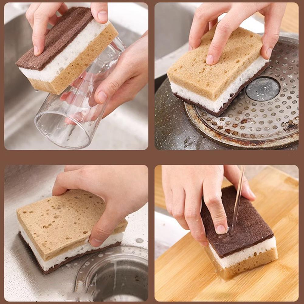 5/10/20 Pack, Cleaning Sponge Block, Sand Seaweed Sponge, High Density Sponge, Suitable For Kitchen, Bathroom, Cleaning Supplies