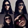 Fashion Retro Rectangle Punk Glasses Brand Design Women's Sunglasses Black Fashion Square Sun Glasses for Men's UV400