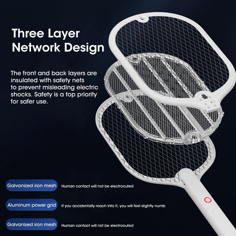 Nocclili Kollektion 90 Graders Roterbar Myggdödarlampa Elektrisk Stötsändare 365nm UV-ljus Insektsfångare Fälla Flugor Sommar Fluga