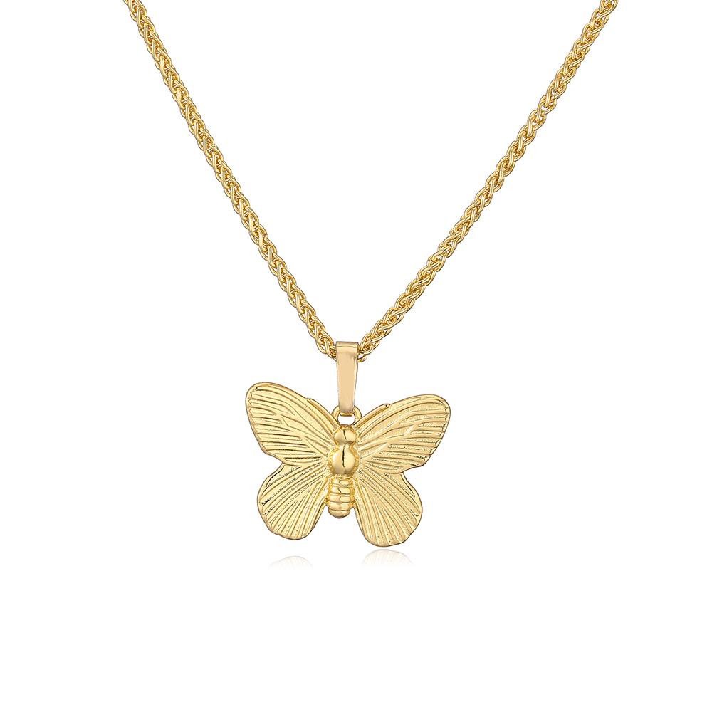 HECHENG, Vintage Butterfly Necklace Earrings Bracelet Luxury For Women Gift Butterfly Designer Lady Party Zircon