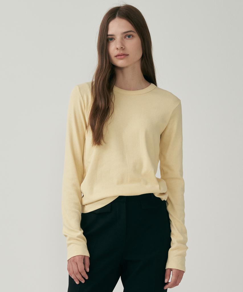 Mot Soft Round T-Shirt - Yellow