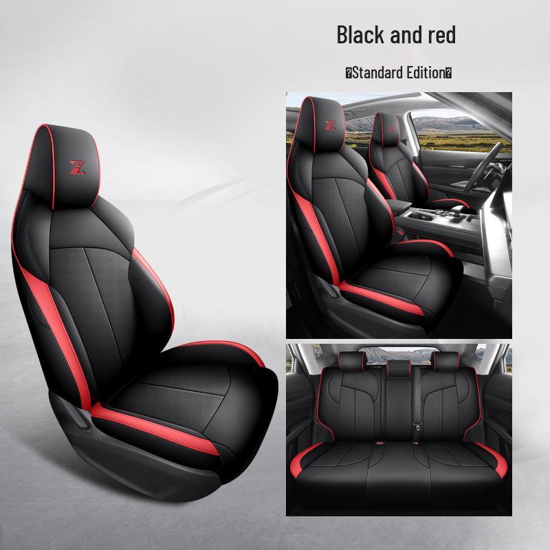 Oshan Z6 Universal Full Leather Car Seat Cushion, All-Season Model