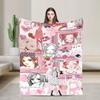 Nana Anime Blankets  Flannel Funny Soft Throw Blankets for Chair Covering Sofa Autumn/Winter