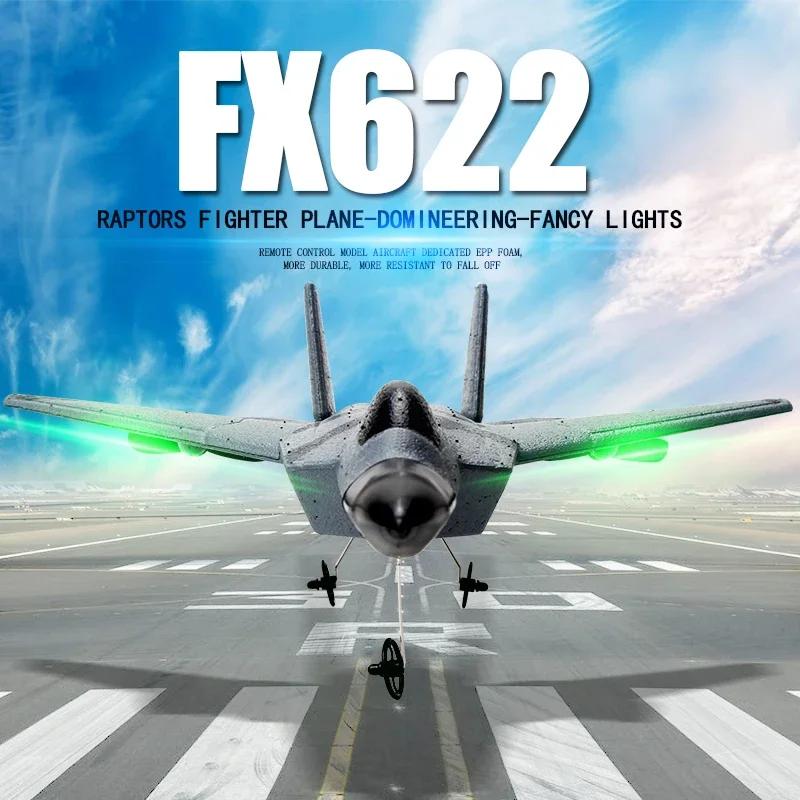 Fx622 2.4G Rc Foam Plane Epp Remote Control Aircraft Fixed-Wing Fighter Model Electric Outdoor Kids Toys Boys Christmas Gifts