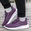 fashion 2024 New Fashion Autumn Winter Women's Shoes Sports Casual Shoes Flying Woven Mesh Flat Bottom Lace-up Sneakers Free Shipping