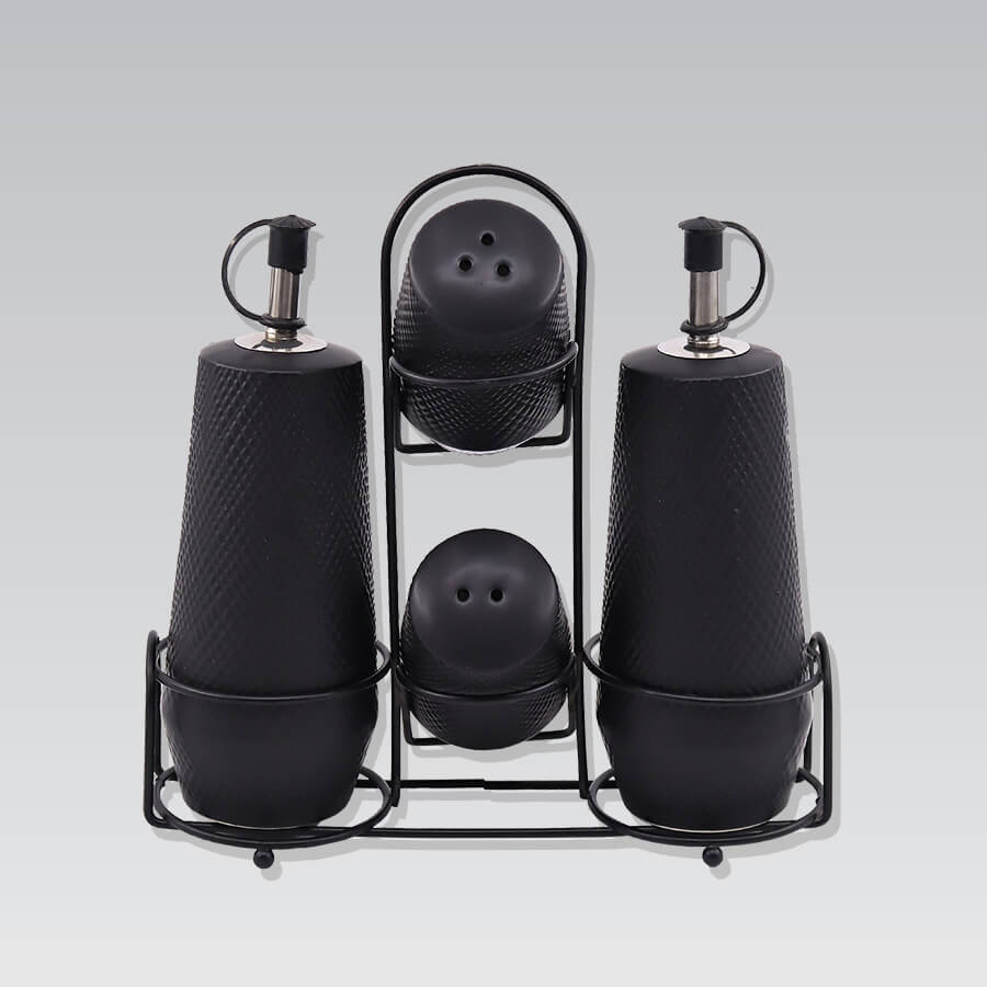 Ceramic 5-piece Spice Set MAESTRO BLACK MR-20001-04S