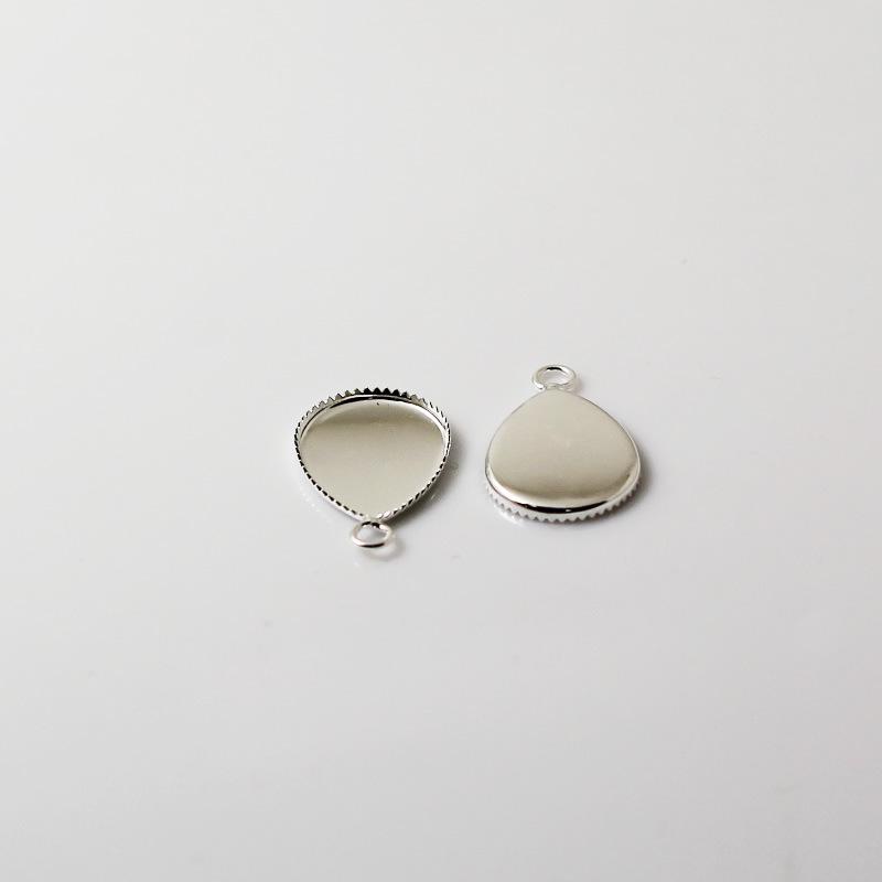 Simple Teardrop Pendant Setting - Copper DIY Gem Accessory
