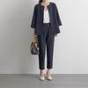 2024 Summer Casual Loose-Fit Solid Color Professional Suit Jacket Two-Piece Set
