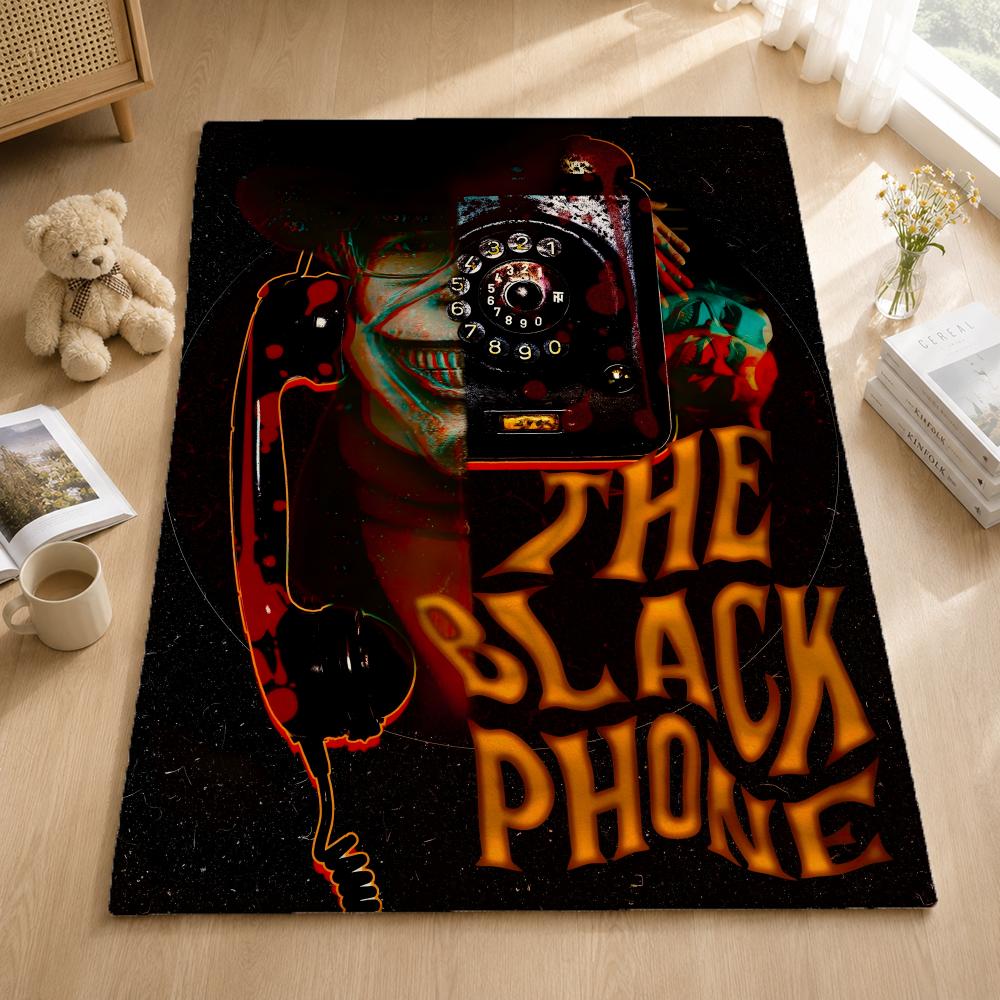 Movie T-The Black Phone Throw Blankets Soft Warm Flannel Blanket Bedding for Bed Living room Home Sofa