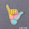 Purple Style Iron On Patch Thermoadhesive Patches For Clothes Anger Baby Girl Embroidery Patch For Hat/T-Shirt Fusible Sewing