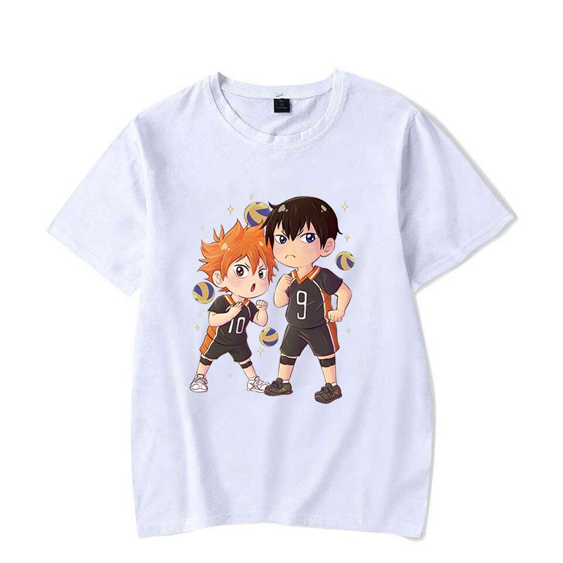 Hot Anime Caracas Shoyo Hinata Tobio Kageyama Graphic T Shirt Women'S Fashion T-Shirts Short Sleeve Shirts Mama Summer T-Shirts