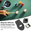 Universal Portable Billiard Chalk Holder Wear Resistant Simple Installation Compact Size Magnetic Belt Clip Chalk Holder
