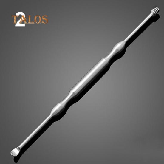 Health Ear Care Dual-Head Stainless Steel Earpick Wax Remover Curette Cleaner