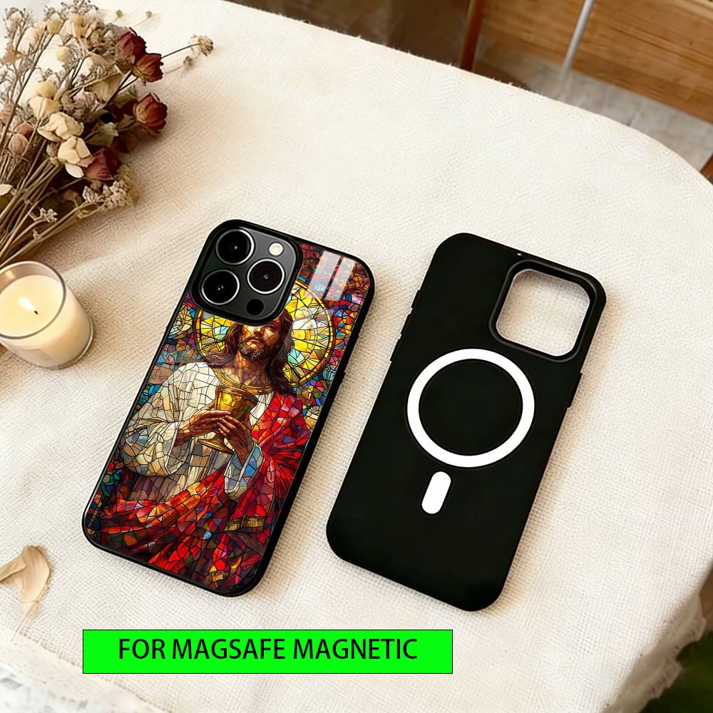 San Judas Tadeo ART  Phone Case For iPhone17,16,15,14,13,12,11 Plus,Pro Magnetic For Magsafe Wireless Charging