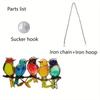 Bird Shaped 2d Acrylic Pendant Chain Home Window Decoration Handmade Acrylic Interior Window SuncatcherHome Indoor Decor