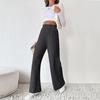 Dámske nohavice Rovné široké nohavice Nohavice Pracovné Tepláky Nohavice Gym Joggers