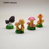 Miniature Flickering Mushroom Bonsai Ornament - Cute Desktop Succulent Decoration