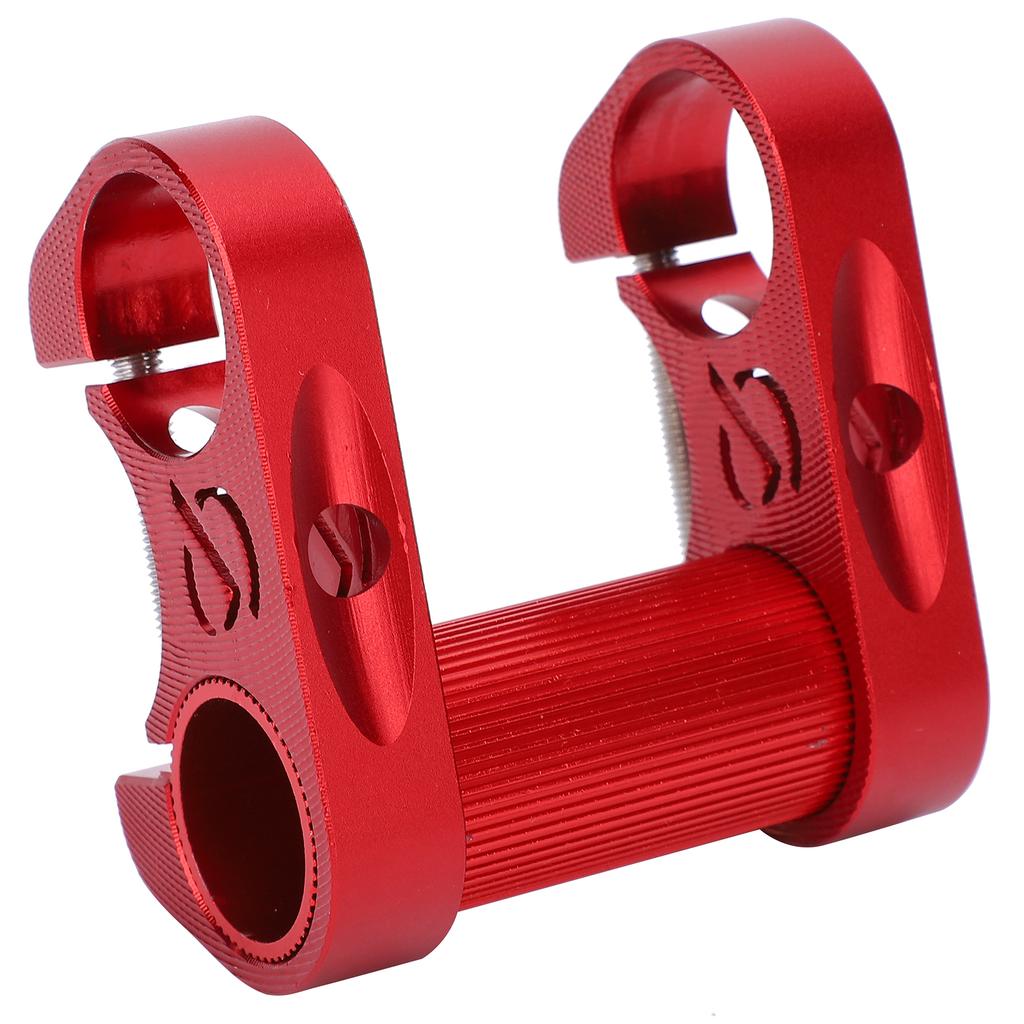 Bicycle Double Stem Riser 25.4MM Folding Bike Aluminium Alloy Adjustable Handlebar Stem