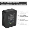 Air Quality Monitor 89 * 70 * 35mm ABS Material Brand New