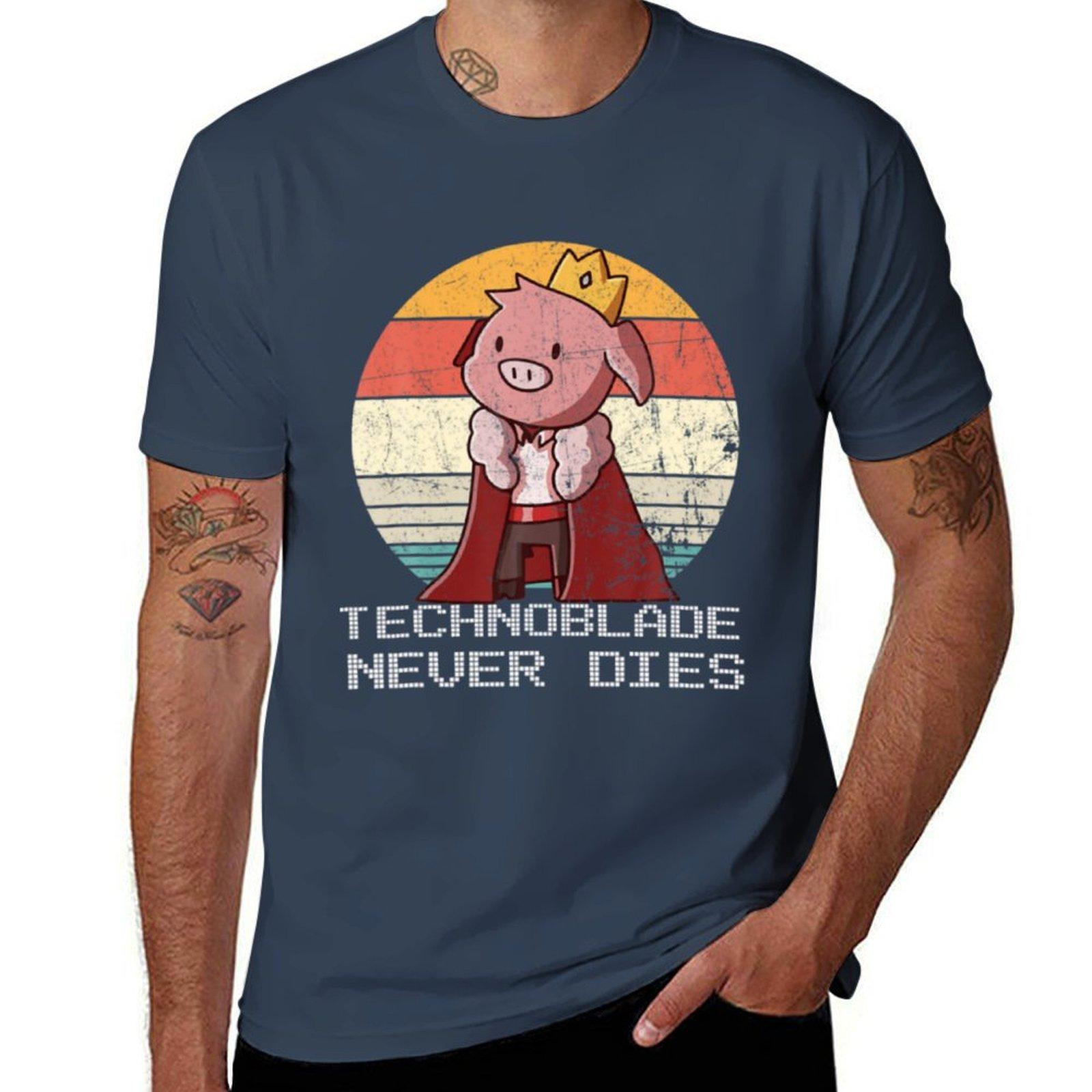 Never man T-Shirt Dies t man shirt graphic t Technoblade shirt designer S