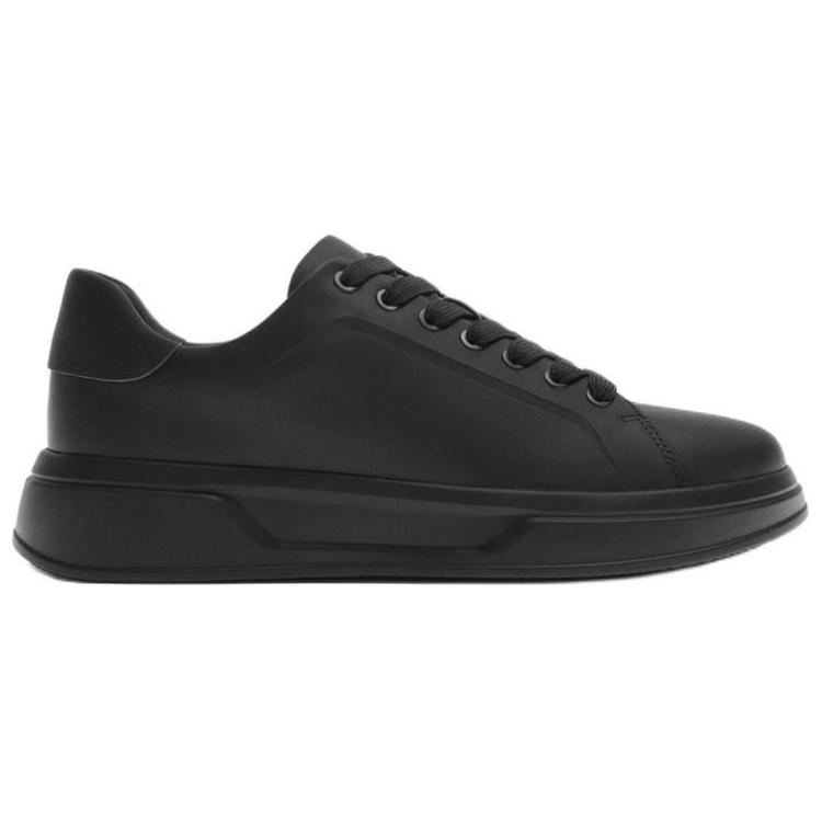 Zara Classic Thick Sole Lightweight Slip Resistant Low Top Skate Shoes Men Sneaker Black 12201420800