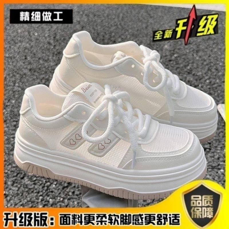 Summer Women's Shoes Little White Shoes Women's Skirt New Mesh Shoes Breathable Mesh Casual Shoes Sports Board Shoes