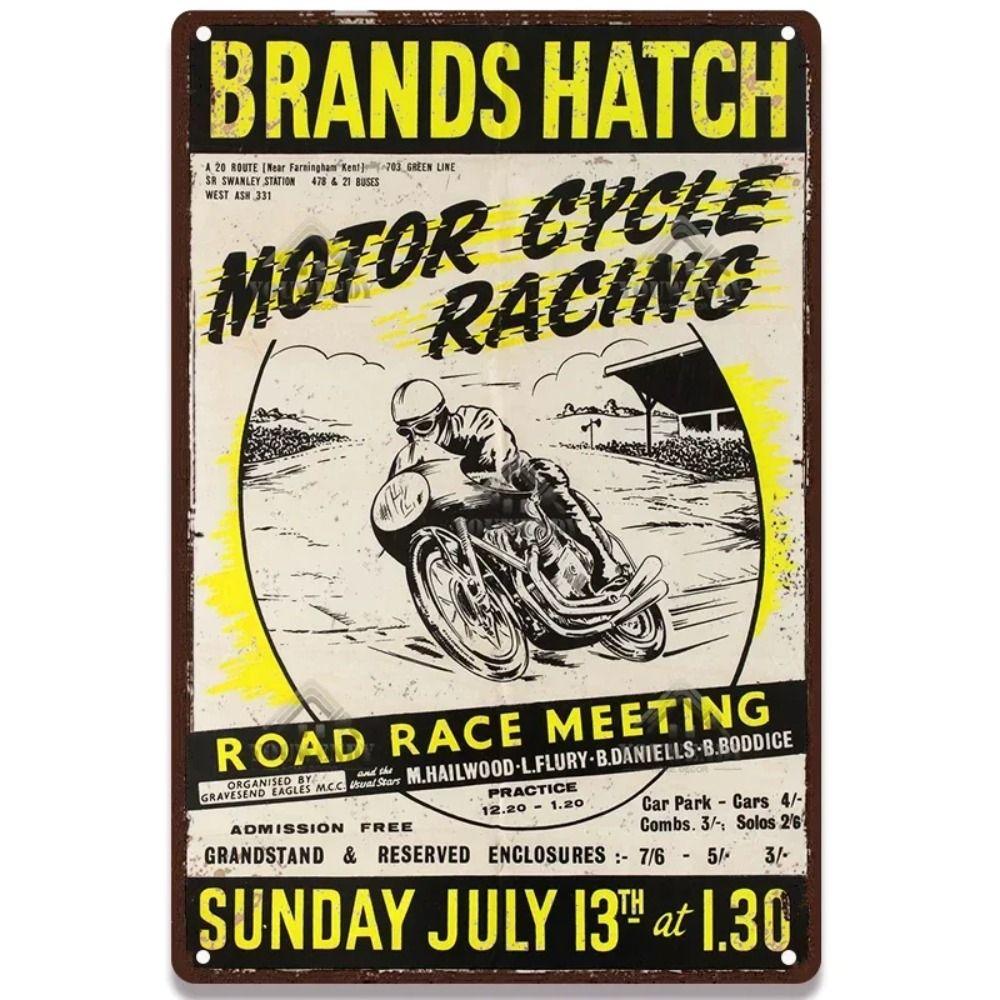 Scooter Metal Wall Art, Retro Moped Poster Sign 20x30cm