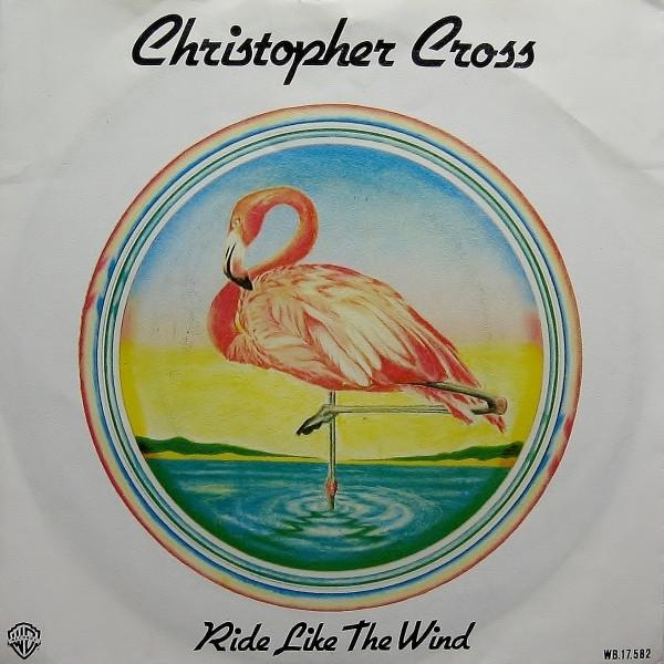 7-дюймовая пластинка CHRISTOPHER CROSS Ride Like The Wind WB17582 Warner Bros. Re 1980 Нидерланды Рок Б/У