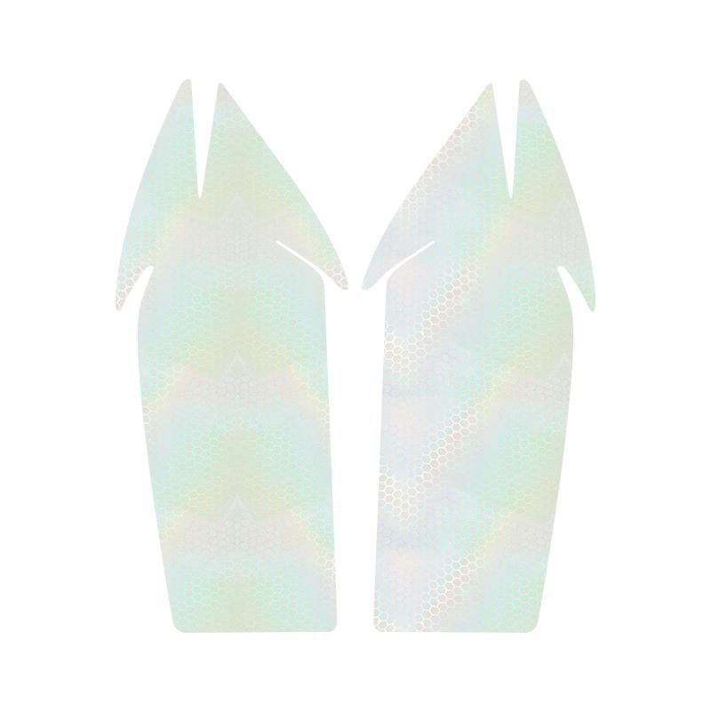 For HAOJUE XCR300 lamp film smoked black transparent protective film honeycomb laser lamp film modification