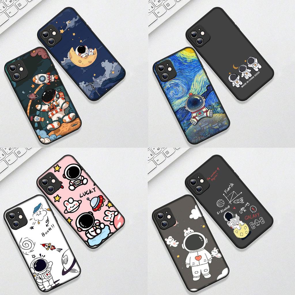 Cover for Motorola Moto G55 G45 G75 G85 G35 Edge 50 30 Fusion 40 NEO Ultra Pro Casing Phone Case Moon Astronaut Stars Art