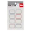 Deli Mixed Color Self-Adhesive Name Tags & Sticky Notes
