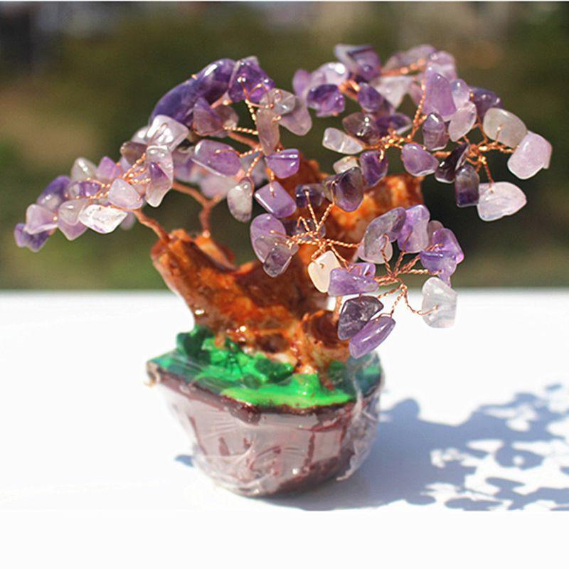 Exquisite Crystal Tree Fortune Money Wealth Spiritual Lucky Tree For Prosperity And Abundance