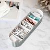 Cable Management Box 7 Compartment Electronics Management Organizer Large Capacity Electronic Accessories Storage Case For