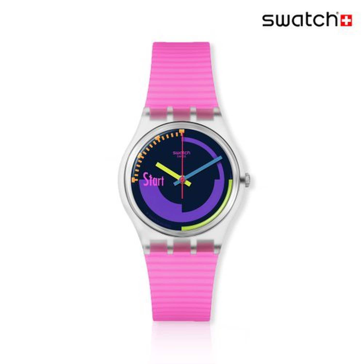 [Swatch] Neon SWATCH NEON PINK PODIUM SO28K111