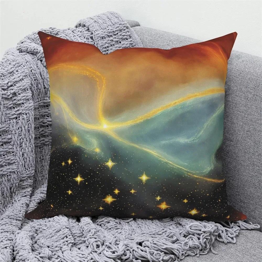 Sunset Scenery Living Room Sofa Bed Cushion Cover Home Decoration Pillow Case Sky Pillow Case