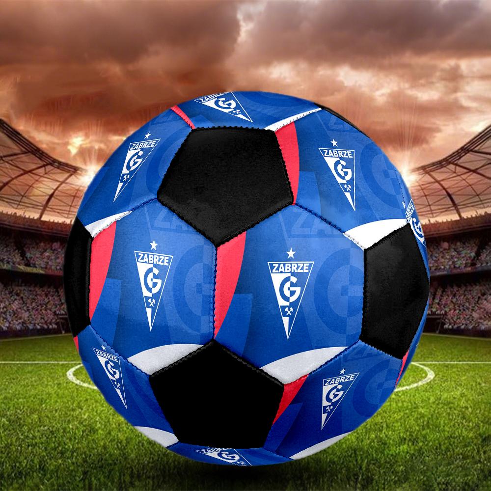 MĂRIME 5 Mingea de Fotbal Górnik Zabrze Colorată Pentru Toate Vârstele Cusută la Mașină PVC Gata de Competiție Durabilă cu Salt Ridicat