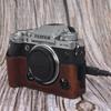kinokoo XT5 Camera Case, FUJIFILM X-T5 Case, XT5 Cover, Genuine Leather Body Case with Battery Replacement and Tripod Mount (Brown)