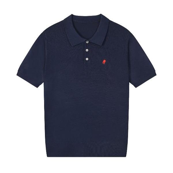 

STORN 100% Pure Cotton High-end Brand Short Sleeve Polo Shirt Summer Luxury Fashion Pony Embroidery Golf Top Casual T-shirt M