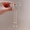 Elegant Metal Butterfly Hair Clip: High-End Tassel Claw for Women's Half-Up Ponytail