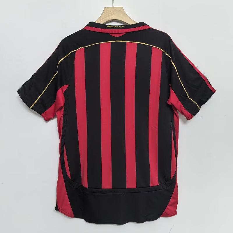 AC retro tricou clasic nostalgic replică tricou de fotbal Kaka Maldini cu mânecă scurtă top uniformă de antrenament