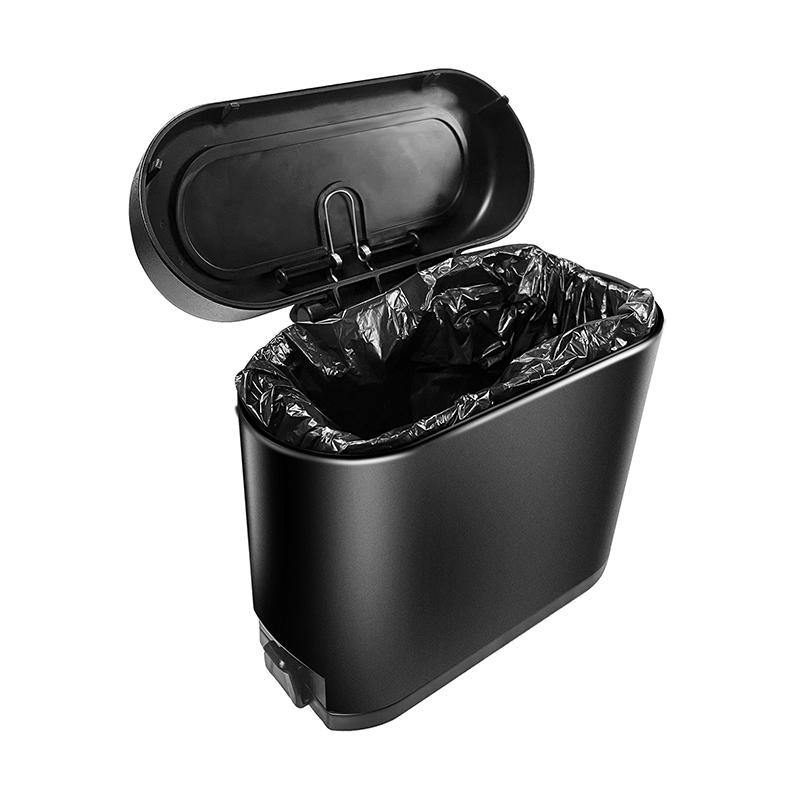 New style hidden Vehicle Garbage Dust Case Plastic Pressing Square Trash Can Sticker For Ford Fiesta EcoSport ESCORT focus 1