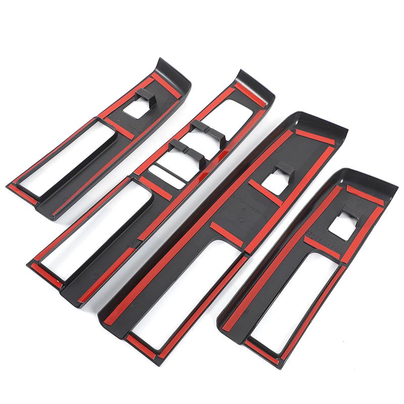 ABS Matte black For Mitsubishi Triton L200 2025+ Car Central Console gear Water Cup Steering Wheel Frame air outlet Cover