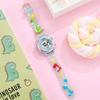 Fashionable and cute cartoon dinosaur silicone strap LED screen children's electronic watch, suitable for daily wear, Christmas