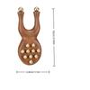 12 Kupferperlen Guasha Gesichtsmassagegerät Sandelholzgriff Faszienlifting Gesicht Manuelles Massagegerät Antistatisch Froschform Handheld