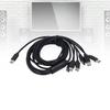 2m/6.6ft USB C Splitter Cable Plug and Play USB C Multi Charging Cable  For Cell Phones
