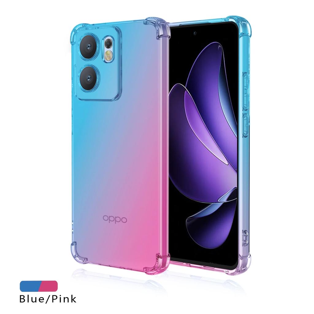Gradient Airbag TPU Case for OPPO Reno 14 Pro 14F 13F 13FS 5G Reno14 Reno13 F FS Protective Shockproof Cover Fundas Coque Capa