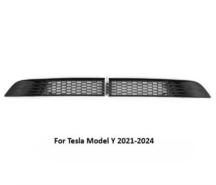 Insektenschutznetz für Lufteinlass für Tesla Model Y 3 3+ Geteilte Frontstoßstange Lufteinlass Schutzgitterabdeckung Auto-Modifikationszubehör