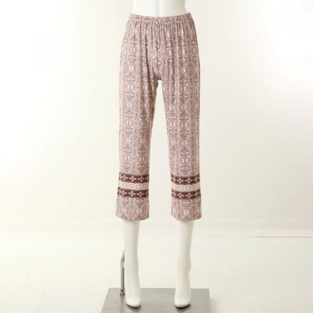 Wacoal Synthetic Stretch Border Floral Print Lounge Pants Wpa372wp 105(88)