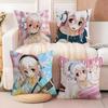 Cute sexy anime characters SUPER SONICO Pillow Case Cotton Linen Fabric Square Zipper Pillowcase Home Decorative Living Room